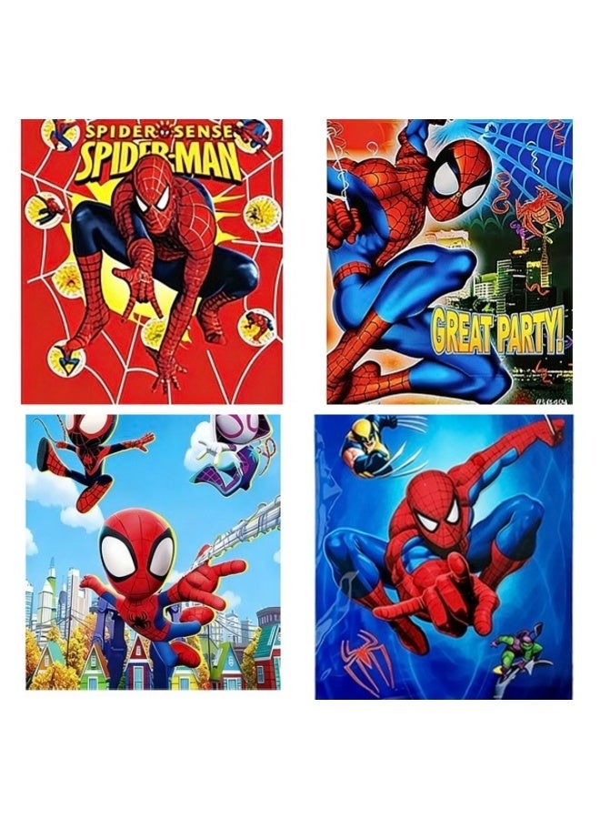 20Pcs Spider-Man Party Favor Bags for Kids (4 Designs, 5 Each), Awesome Spider-Man Gift Bags with Handles, Spider-Man Goodie Bags for Birthday Party Candy Treat Bags, Birthday Party Decoration Supplies - Image 1