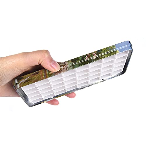 Qianshan 40Pcs Empty Half Pans with Magnetic Stripe Watercolor Paint Travel Tin Palette Case, Artist Paints Half Pan Kits for DIY Watercolor Oils or Acrylics Painting Art Drawing Garden - Image 4
