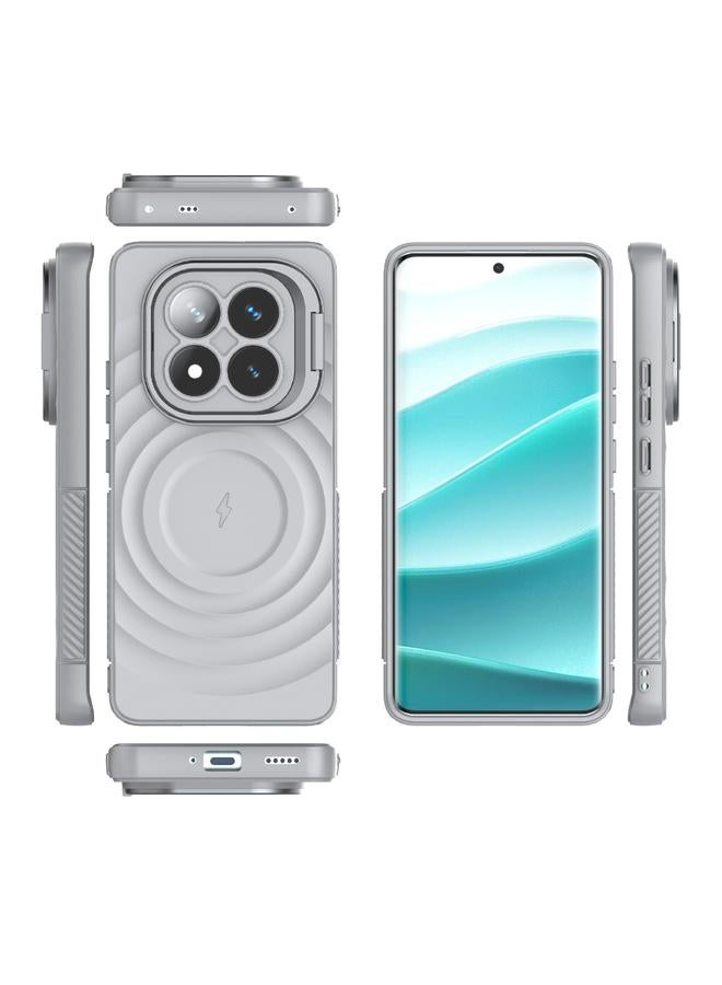 اس-توب جراب لهاتف Redmi Note 14 Pro+ 5G مع إطار عدسة مموج وحامل MagSafe - Image 3