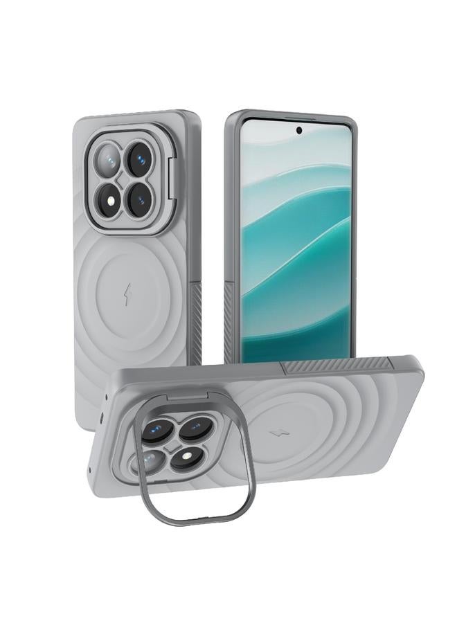 اس-توب جراب لهاتف Redmi Note 14 Pro+ 5G مع إطار عدسة مموج وحامل MagSafe - Image 1