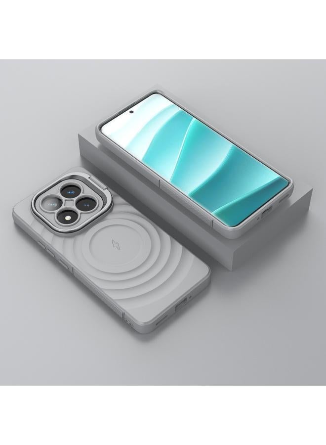 اس-توب جراب لهاتف Redmi Note 14 Pro+ 5G مع إطار عدسة مموج وحامل MagSafe - Image 2