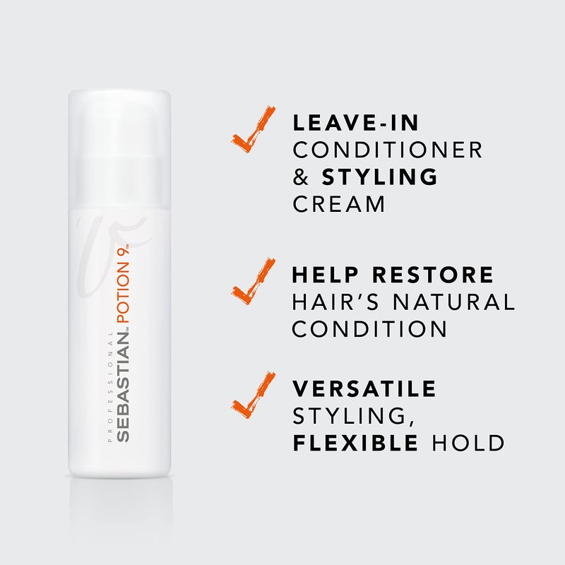 Sebastian Potion 9, Leave-in Conditioner and Hairstyling Treatment, 5.1 oz - Image 2