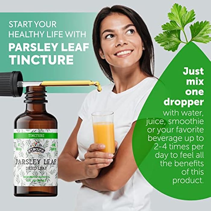 FLORIDA HERBS Parsley Leaf Tincture Alcohol-Free Extract, Organic Parsley (Petroselinum crispum) Dried Leaf - Non-GMO in Cold-Pressed Organic Vegetable Glycerin - 2 Oz - Image 4
