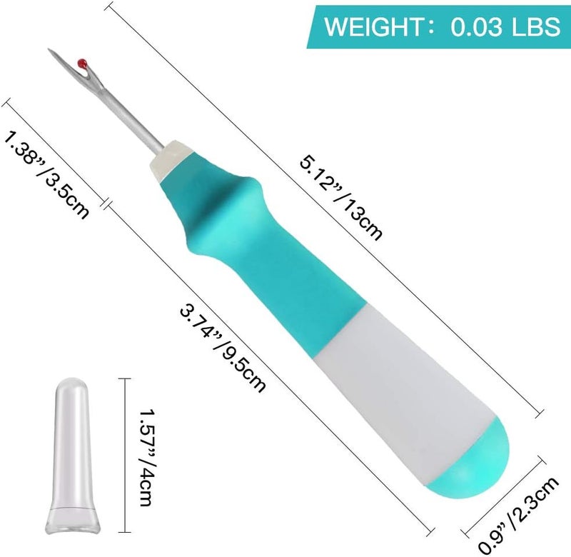 Lhedon Seam Ripper 3 PCS, Seam Rippers for Sewing, Ergonomic Grip, Colorful Large Thread Stitch Remover Tool Handy Stitch Rippers for Sewing Crafting Removing Hems and Seams，Christmas Gifts - Image 1