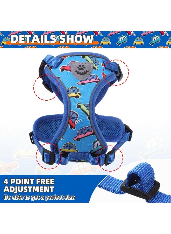 كولتيل مجموعة حزام ومقود للقطط من KOOLTAIL، مقاومة للهروب من أجل المشي والسفر الآمن، عاكسة ومريحة وسهلة التحكم، حزام قابل للتعديل للقطط الصغيرة والكبيرة للأولاد والبنات والقطط الصغيرة والمتوسطة والكبيرة والسيارة - Image 2