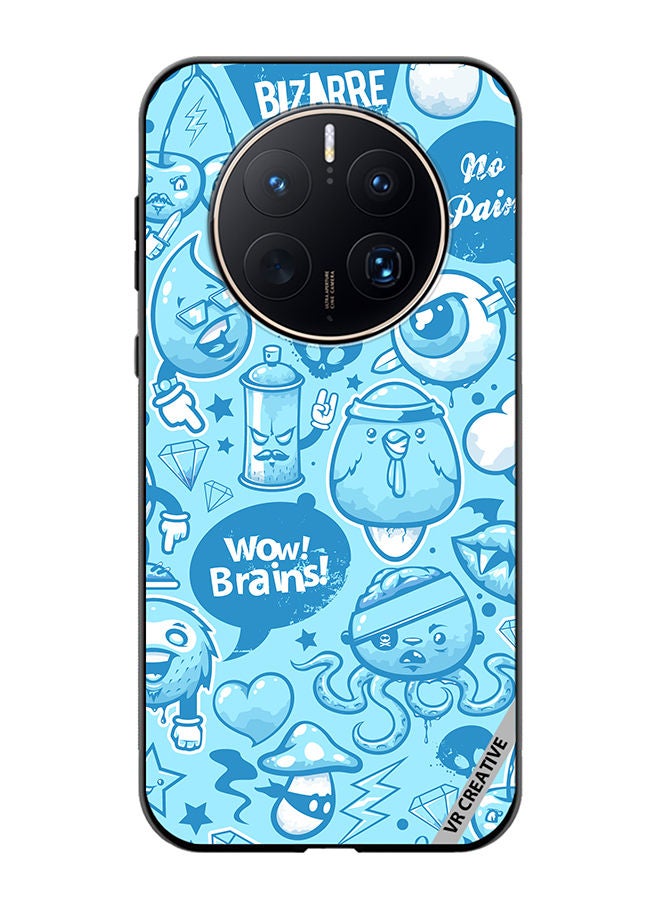 VR CREATIVE Protective Case Cover For Huawei Mate 50 Pro Cold Street Art Design Multicolour - Image 1