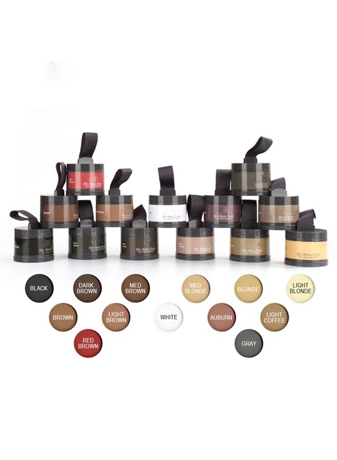 gowwim Hairline Powder(Medium Brown) Hair Root Dye, Instantly Hair Color Shadow Cover Gray Hair Root, Hair Touch-Up, Thin Hair Powder 4g… - Image 4