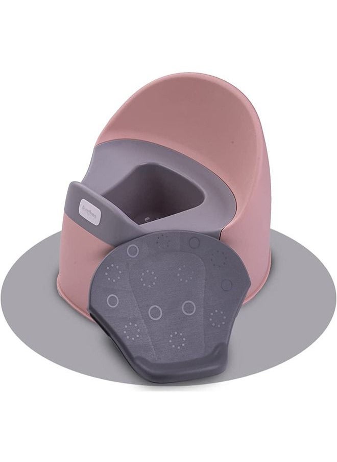 BAYBEE - Baby Potty Training Seat For Kids Baby Potty Seat Chair With Closing Lid And Removable Tray Potty Trainer Seat For Toddlers Potty Seat For Baby 0 To 3 Years Child Boys Girls Beige - Image 1