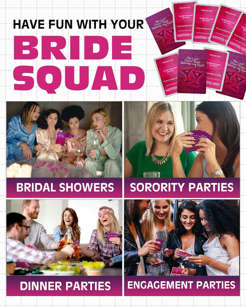 TDC Games Travel Dirty Minds Bachelorette Party Card Game, Ultimate Bachelorette Party Games, The Girl's Night Party Game - Image 4