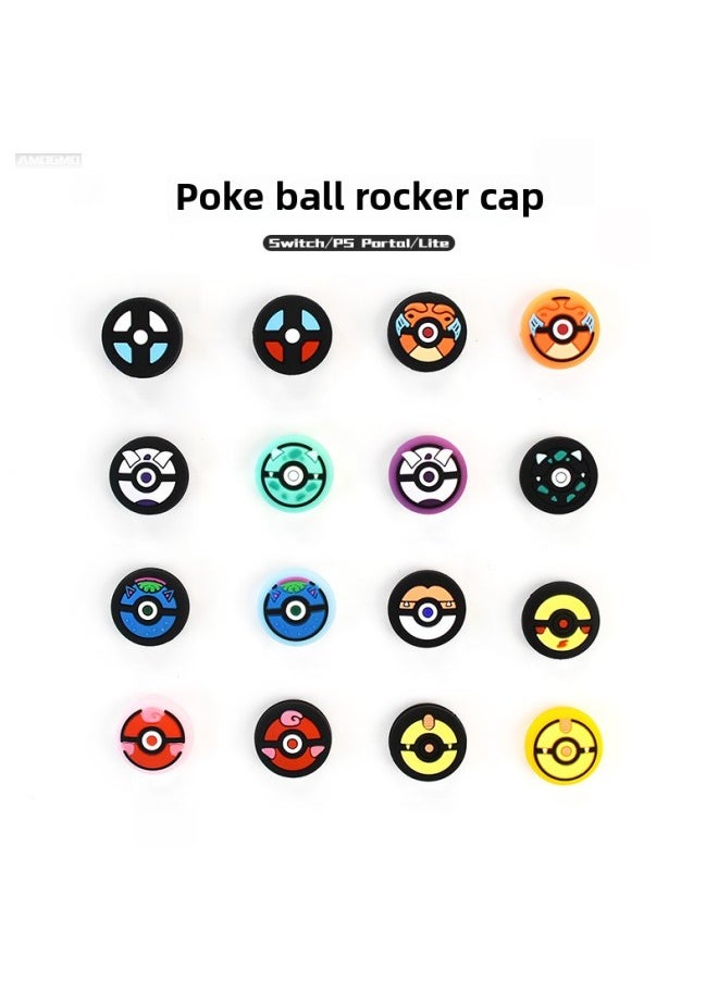 General Suitable For PS Streaming Handset Rocker Cap Elf Ball Silicone Protective Cap Gamepad Non-Slip Silicone Cap-Product Color:9  - Image 3