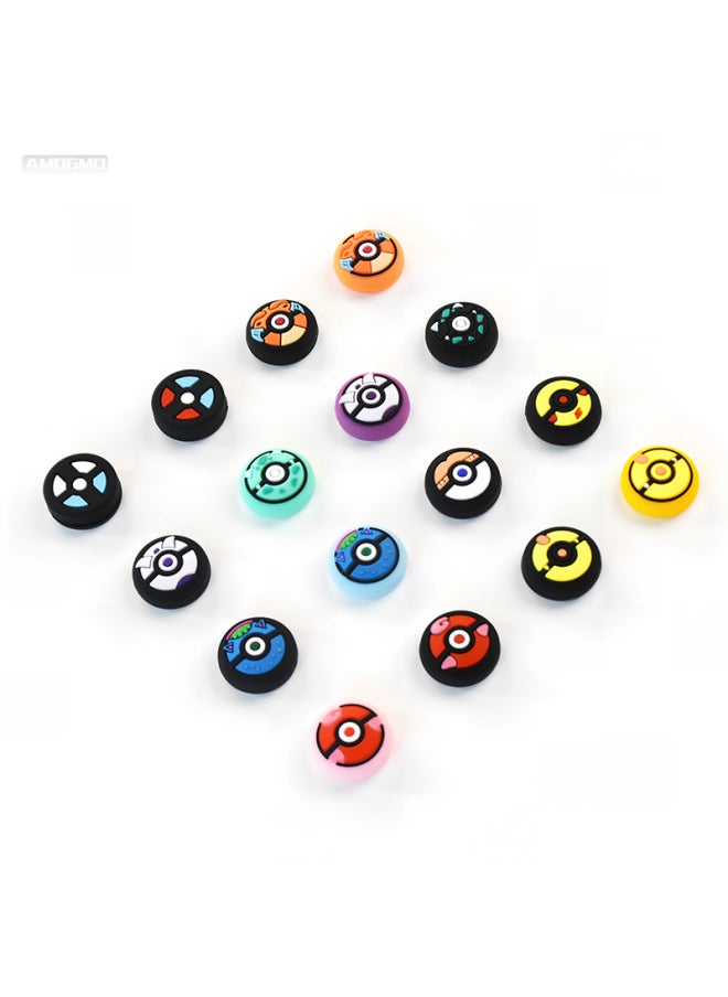 General Suitable For PS Streaming Handset Rocker Cap Elf Ball Silicone Protective Cap Gamepad Non-Slip Silicone Cap-Product Color:9  - Image 4
