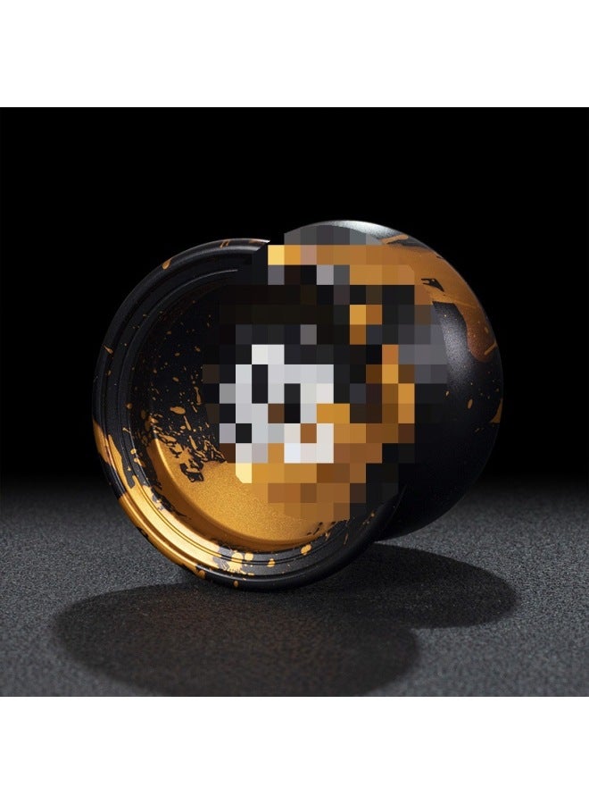 2024 Professional Yo-Yo Game Competitive Alloy Yo-Yo Children Beginners Living Sleep Yoyo Ball-Color:Xiangyun Black Gold Live Sleep (ball Lifting Recycling) Free: 10 Rings + Death Sleeping Bearings + Gloves - Image 1