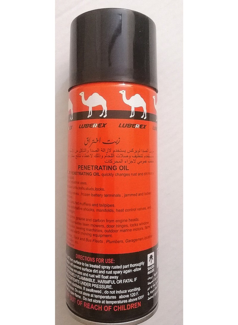 LUBERX Penetrating Oil, 10 oz. Spray, Rust and Corrosion Remover for Metal Surfaces, Weld Joint Cleaner, and General Engine Parts Cleaner - Image 1