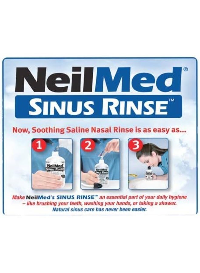 NeilMed Sinus Rinse Starter Kit(1 bottle+10 sachets) - Image 3