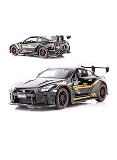 General 1/32 Nissan GTR R35 Supra Racing Model Toy Car Metal Pull Back Die Cast Car With Open 6 Doors & Sound Lights, Kids Gift Toys  - Image 2