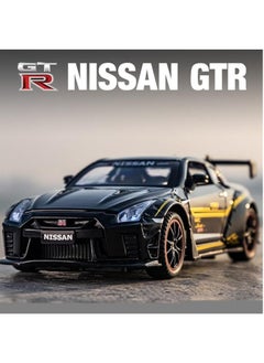 General 1/32 Nissan GTR R35 Supra Racing Model Toy Car Metal Pull Back Die Cast Car With Open 6 Doors & Sound Lights, Kids Gift Toys  - Image 4