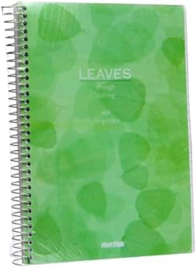 UNIVERSITY NOTEBOOK LEAVES MINTRA WIRED 160 PAPERS LINED PP COVER 20.2 × 28 CM - 1 PCS