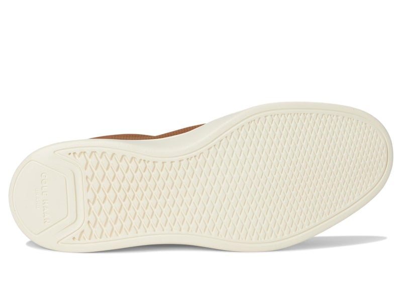 COLE HAAN حذاء كول هان للرجال غراند كروس كورت العصري المثقوب، جلد بني بريطاني/عاجي، 10.5-م أمريكي - Image 4