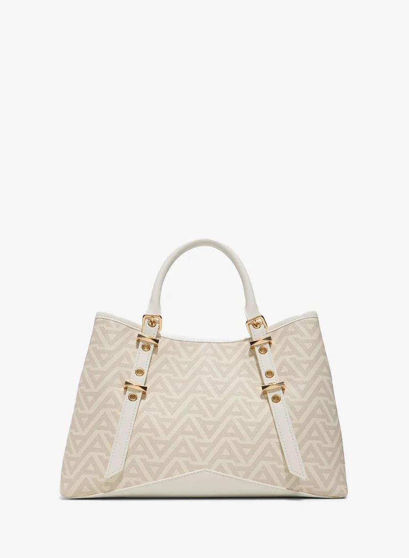 الدو SCARLETTIA Monogram Patterned Satchel Bag