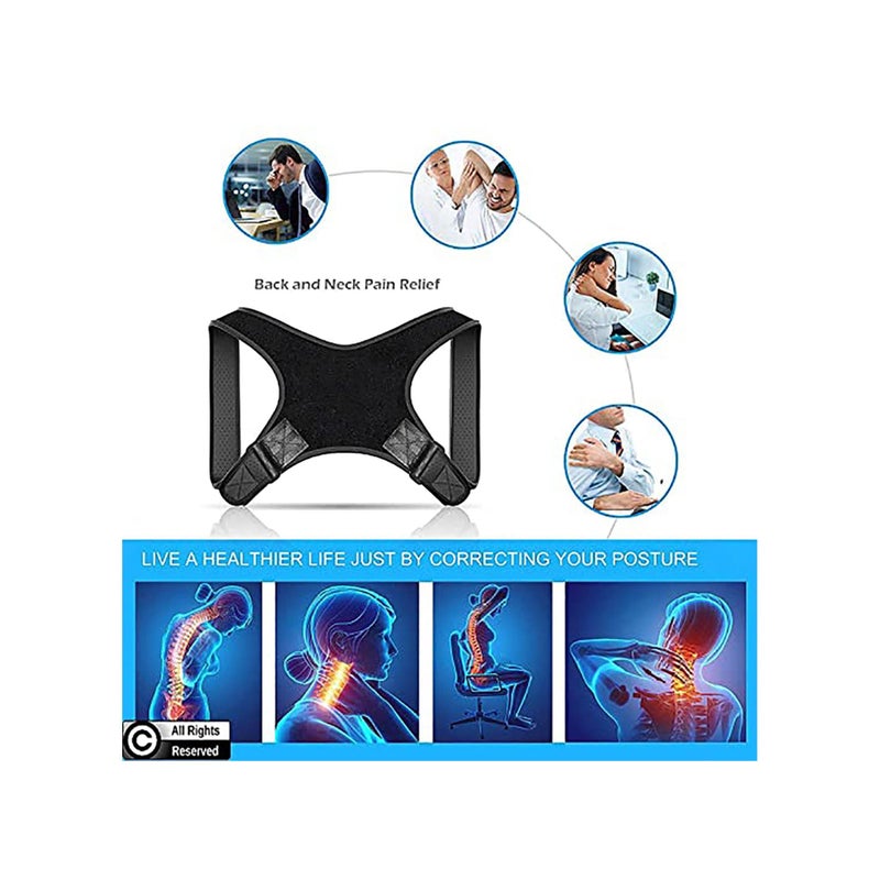 SOLARAE Posture Corrector for Women, Men, Adults, and Seniors - Adjustable Posture Brace Belt for Spine Support, Scoliosis, and Back Pain Relief - Image 4