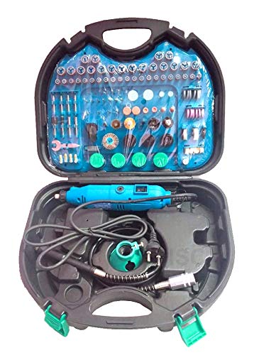 ISC ISC 252 Pcs Electric Rotary Die Grinder Tool kit with Flexible Shaft Rotary Tool 3 mm - Image 1