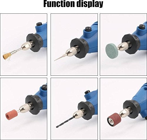 ISC ISC 252 Pcs Electric Rotary Die Grinder Tool kit with Flexible Shaft Rotary Tool 3 mm - Image 4