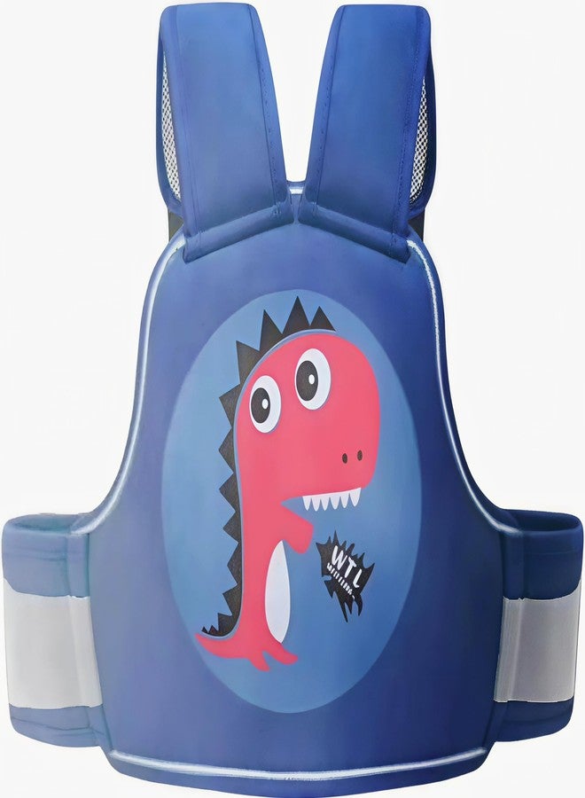 Laee cute Adorable Baby Carrier Backpack with Tiger Design, Red and Blue, Adjustable Safety Belt, Mesh Ventilation Panels (Blue) - Image 1