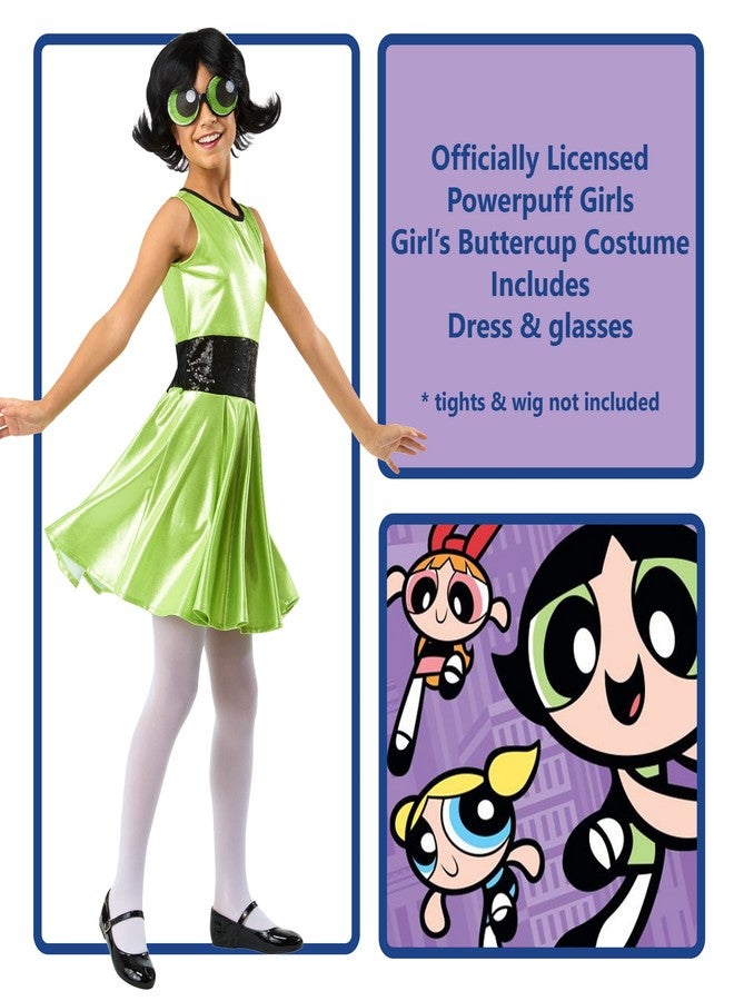 Rubies Powerpuff Girls: Buttercup Costume for Kids by Rubies, Girl's Large - Image 2