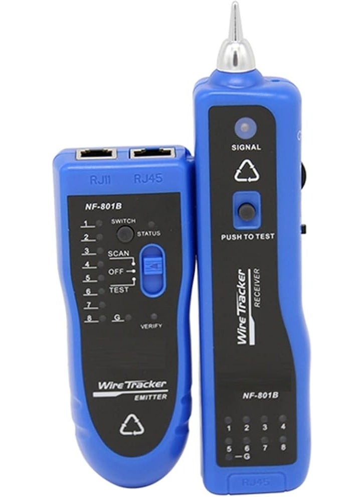 Terabyte Fiber optic tester NF-801 Multifunction Cable Detector Network Telephone Phone Cable Tester Wire Tracker - Image 2