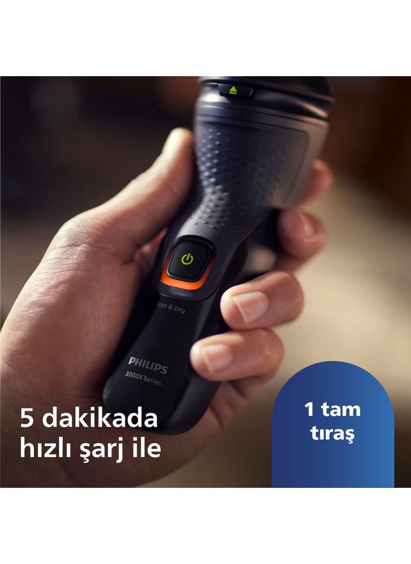 Philips - 3000X Series Wet & Dry Electric Shaver - X3021/00 - Image 1