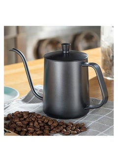 Cafe Hand Drip Gooseneck Tea Pot Black 600ml  - Image 1