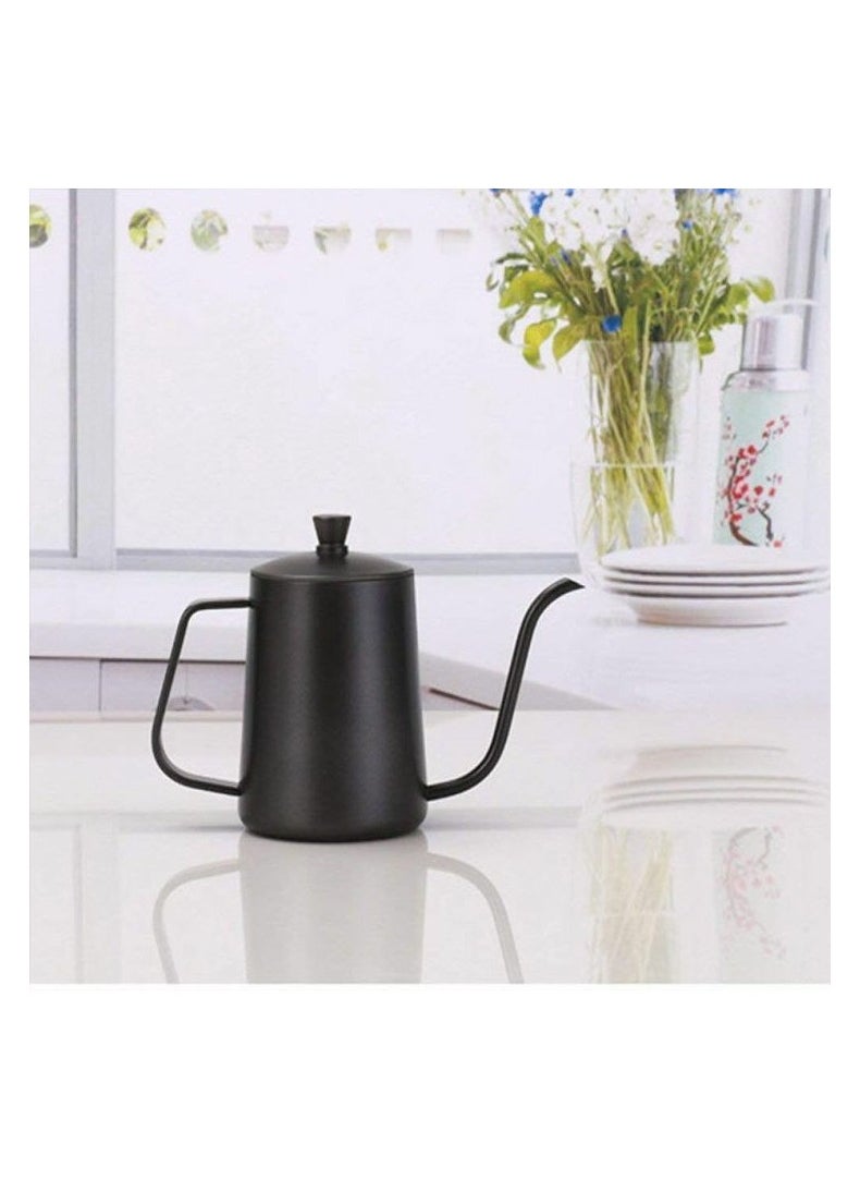 Qahwa Hand Drip Gooseneck Tea Pot Black 600ml  - Image 2