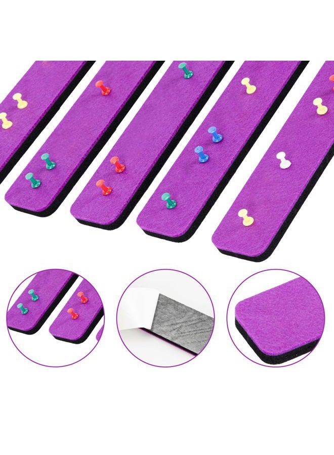 Henandou Bulletin Board Cork Board Cork Boards for Walls Cork Board for Office Pin Board Bulletin Boards for Walls (Purple) - Image 3