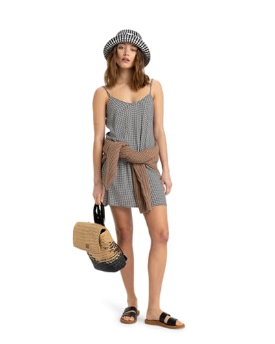Roxy Mysterious Boardwalk Backpack | Straw | Beach | Vacation | Travel | Eco-Friendly | Lightweight | Natural/Black with Woven Strap - Image 2