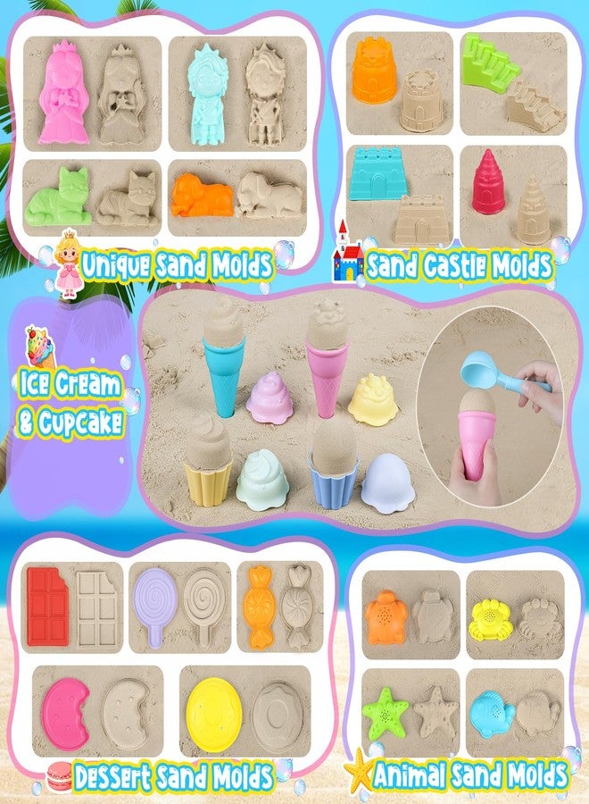 EULRGAUS Beach Toys with 2 Trucks, Collapsible Buckets for Kids Ages 3-12 - Image 3