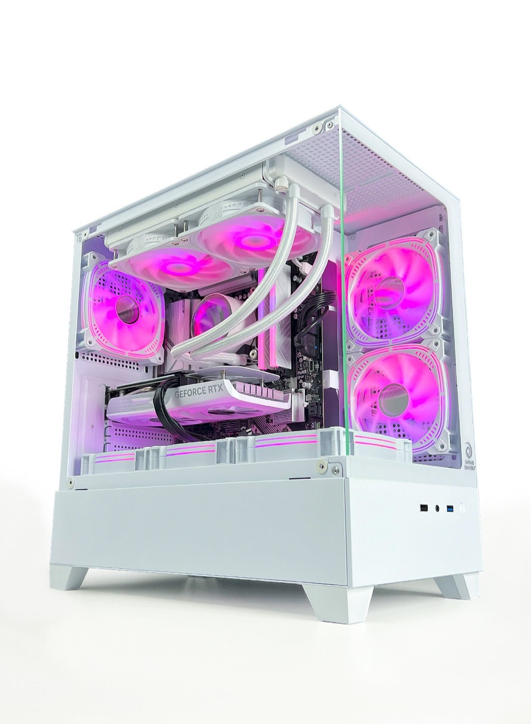 HiFly Gaming PC - Intel Core i5-14600K | GeForce RTX 5060Ti 16GB GPU | 32GB DDR5 RAM-1TB NVMe SSD | 240mm Liquid Cooler-B760 MB-650W 80+ PSU | WiFi-Bluetooth-Windows 11 Pro | Game Sekret Desktop Computer | 1 Year Warranty