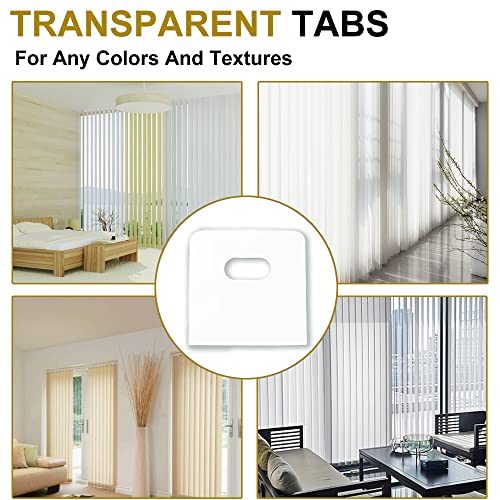 lofrcin Vertical Blind Repair Tabs/Verticle Blind Repair Kit for Vertical Blinds Replacement Slats（40pcs） - Image 5