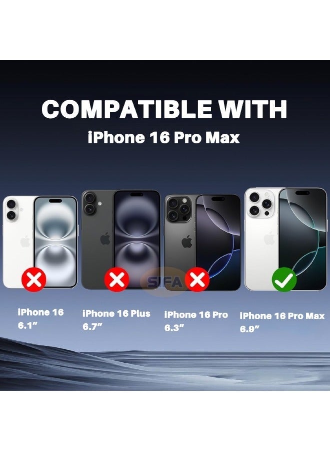 Glass 2 Pack iPhone 16 Pro Max Privacy Screen Protector, [30° Anti-Spy][9H Hardness][Anti Scratch][Bubble Free] Tempered Screen Protector for iPhone 16 Pro Max 6.9 Inch - Image 2