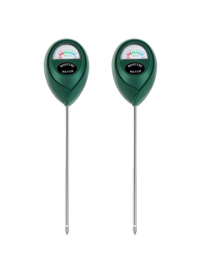 Thlevel Plant Moisture Meter, Plant Water Meter, Soil Moisture Meter for House Plants for Garden, Lawn, Farm, Indoor & Outdoor Use, No Batteries Required (2 Packs Green) - Image 1
