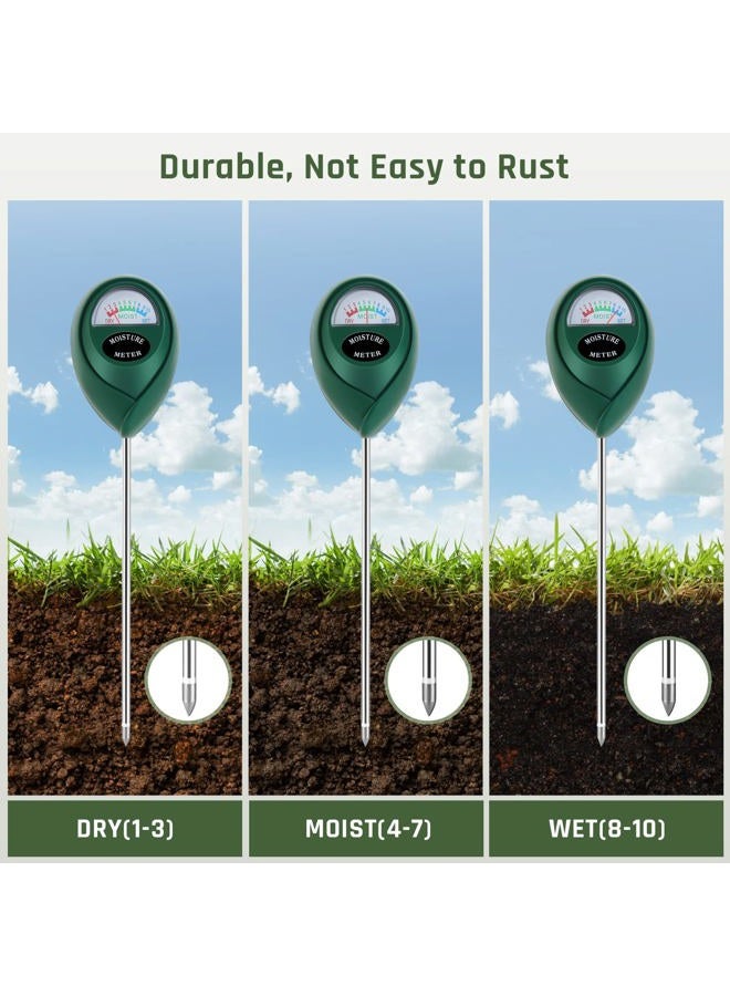 Thlevel Plant Moisture Meter, Plant Water Meter, Soil Moisture Meter for House Plants for Garden, Lawn, Farm, Indoor & Outdoor Use, No Batteries Required (2 Packs Green) - Image 5