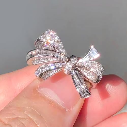 Chooseyo Bow Rhinestone for Clip on Earbuds Open Ear Accessories, Elegant Zirconia Decorative Earphone Accessories, Removable Exquisite DIY Decoration - Image 4