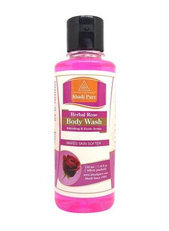 Khadi Pure Herbal Rose Body Wash 210 Ml  - Image 2