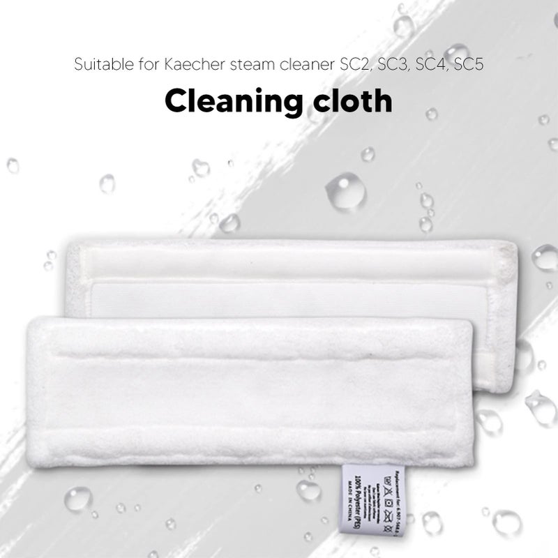 Microfiber Steam Mop Replacement Pads 2PCS for SC1 SC2 SC3 SC4 SC5 Floor Cleaner - Image 5