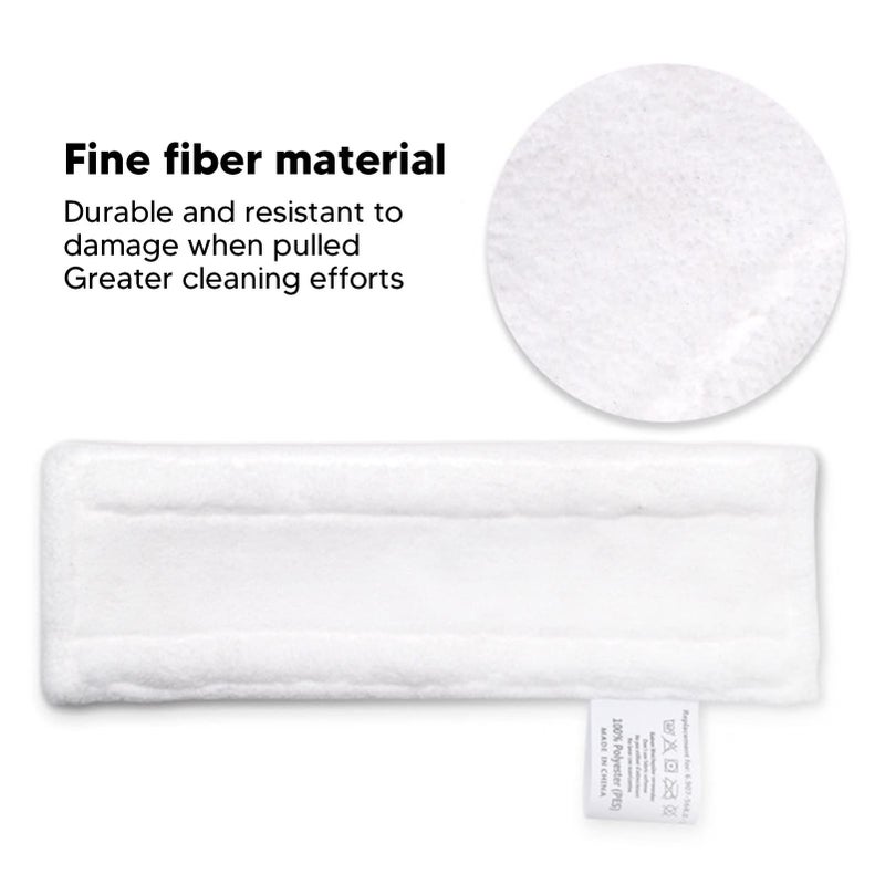 Microfiber Steam Mop Replacement Pads 2PCS for SC1 SC2 SC3 SC4 SC5 Floor Cleaner - Image 3