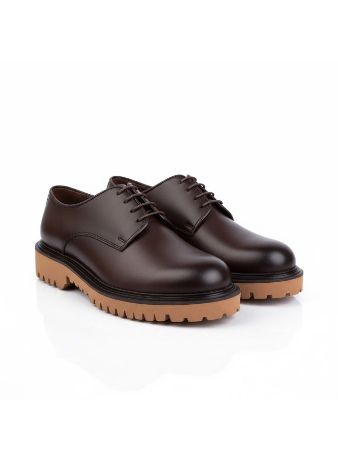 Men's genuine leather shoes with a lightweight and comfortable EVA sole - available in various colors and sizes - Image 1