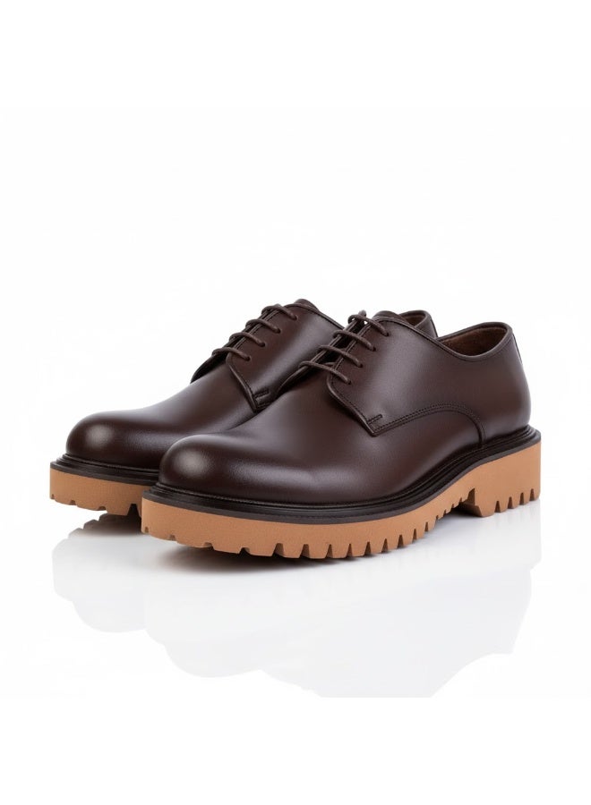 Men's genuine leather shoes with a lightweight and comfortable EVA sole - available in various colors and sizes - Image 2