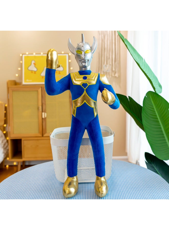 Ultraman Doll Doll Cartoon Plush Doll Large Doll For Boys Birthday Gift-Specifications:Celo Blue-Color:55cm - Image 1