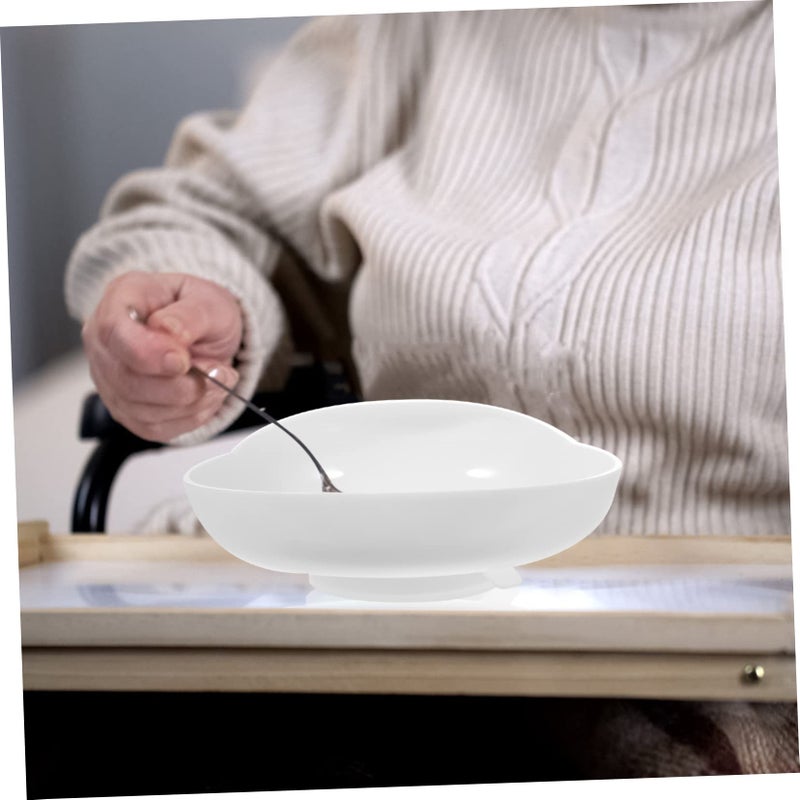 Non Slip Suction Scoop Bowl for Elderly Disabled Self Feeding Dish Spill Proof Training Dinnerware - Image 5