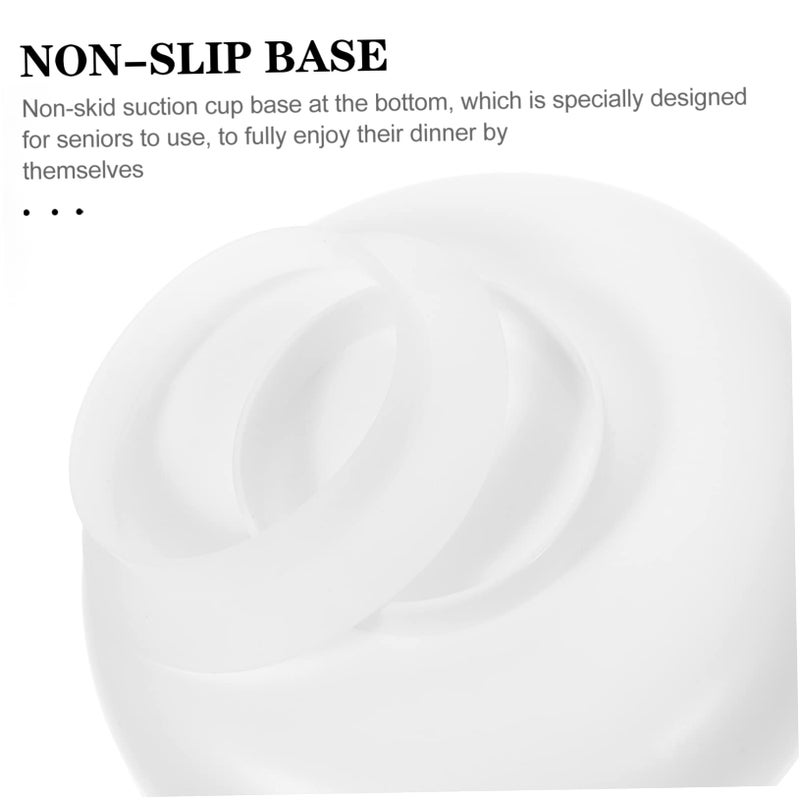 Non Slip Suction Scoop Bowl for Elderly Disabled Self Feeding Dish Spill Proof Training Dinnerware - Image 3