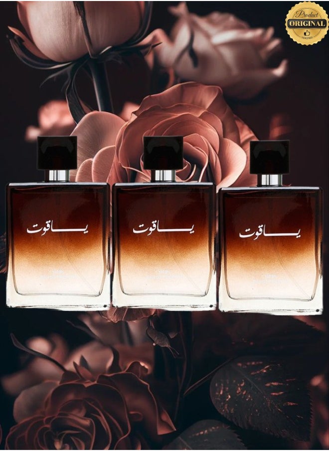 Yaqoot - 3 Pieces Yaqoot Perfume 100ML - Image 1